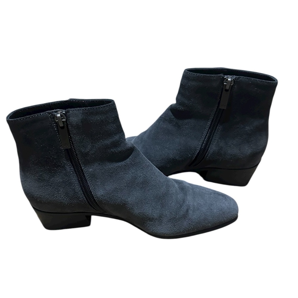 Aquatalia Womens Reeta Gray Suede Ankle Booties Shoes Size 6.5 - Picture 6 of 10